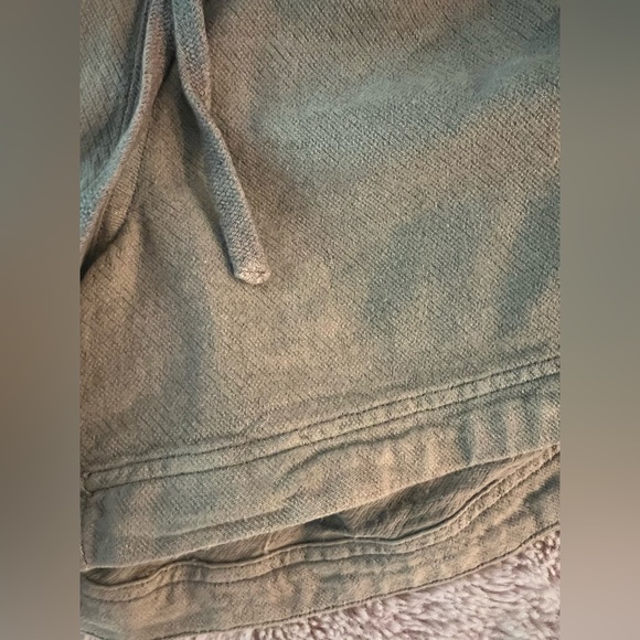 Free People Green Shorts Elastic Waist - Picture 2 of 4